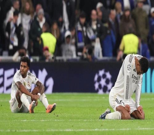 皇马近两个赛季欧冠联赛阶段已输5场，此前五个赛季小组赛共输5场