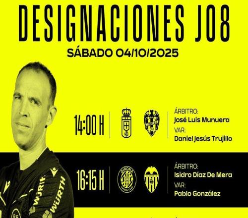 西甲10月4日裁判安排：夸德拉主哨皇马vs比利亚雷亚尔