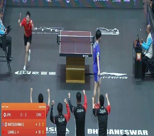 属于中国队的“让二追三”！ 国乒男团逆转日本队晋级