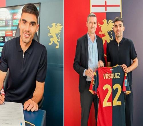 官方：热那亚与巴斯克斯续约至2028年