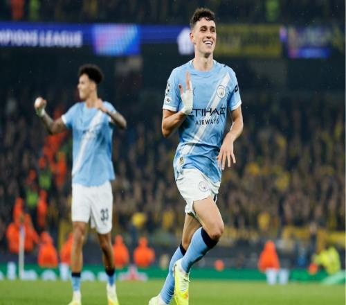 曼城41多特：福登双响闪耀欧冠，哈兰德弑旧主延续纪录