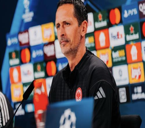 法兰克福主帅：利物浦无疑是顶级球队，明天我们将更换守门员