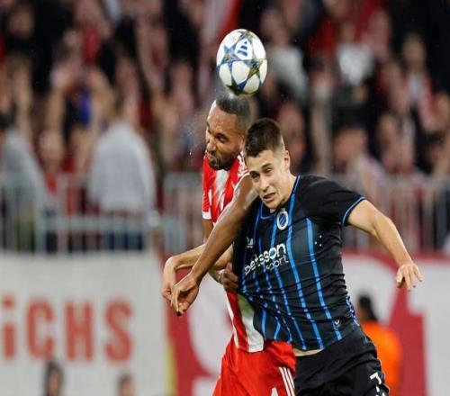 布鲁日前锋：拜仁是欧洲最强球队之一，输给他们并不丢脸