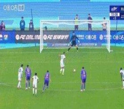 【中超】阿苏埃单刀李嗣镕首秀破门津门虎1比3申花