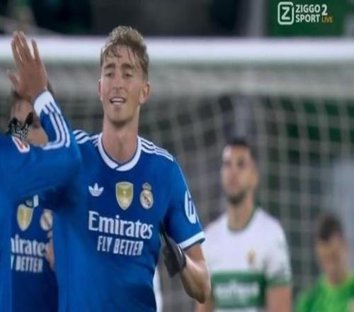 斩获皇马生涯首球，赫伊森是本赛季西甲进球最年轻的后卫