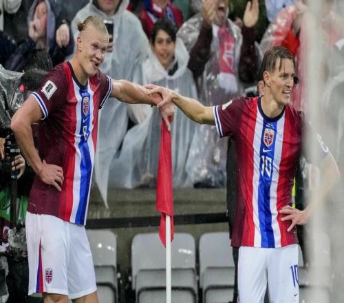 挪威双子星！哈兰德欧预赛进球最多，厄德高助攻最多