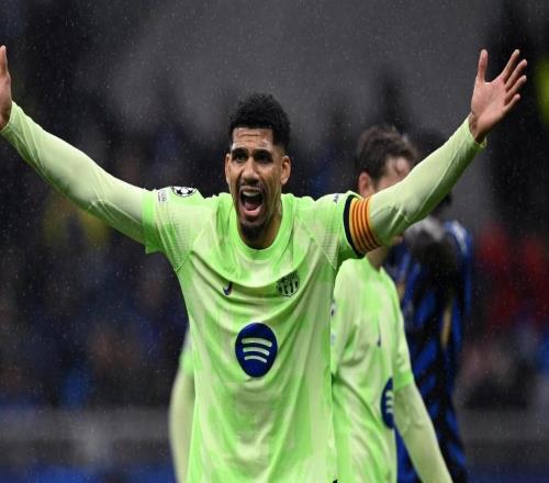 全市场：巴萨考虑出售阿劳霍，但4000万欧要价对尤文而言过高