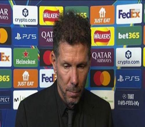 西蒙尼：大家努力了，跑也跑了，只是输给了一支更优秀的球队