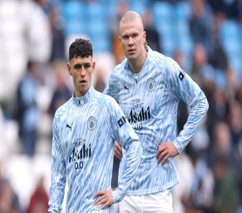 福登：哈兰德总能出现在正确的位置上，这是世界级前锋的标志