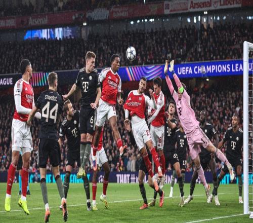 阿森纳31拜仁！欧冠5轮全胜登顶马杜埃凯轰处子球诺伊尔送大礼