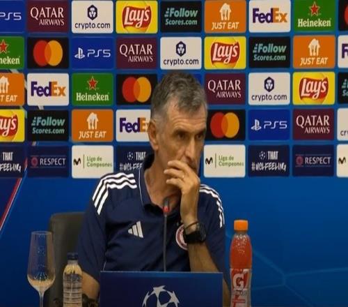 奥林匹亚科斯主帅：会全力防守亚马尔，对巴萨我不会改变风格