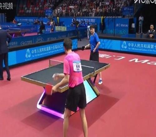 全运会：樊振东首秀4-0战胜周雨，晋级男单16强