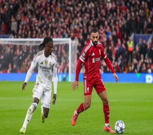 萨拉赫自2020年以来3次欧冠单场过人5+，均是对阵马德里双雄